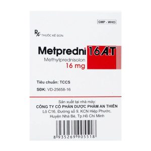 Smart Pharma - Thuốc Metpredni 16mg A.T An Nhiên chống viêm, chống dị ứng và ức chế miễn dịch (10 vỉ x 10 viên) 2 Smart Pharma - NT SMART PHARMA 2026 09 08T145558.297
