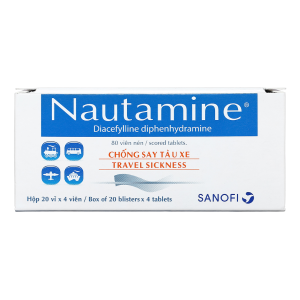 Smart Pharma - Thuốc Nautamine 90mg SANOFI phòng ngừa và điều trị say tàu xe (20 vỉ x 4 viên) 1 Smart Pharma - NT SMART PHARMA 99