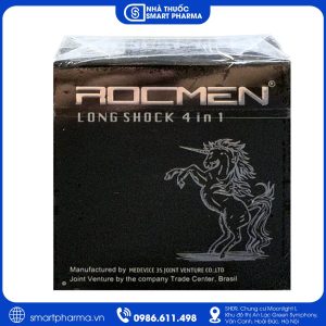 Bao cao su Rocmen Long Shock 4 in 1 hỗ trợ kéo dài thời gian quan hệ, tránh thai an toàn