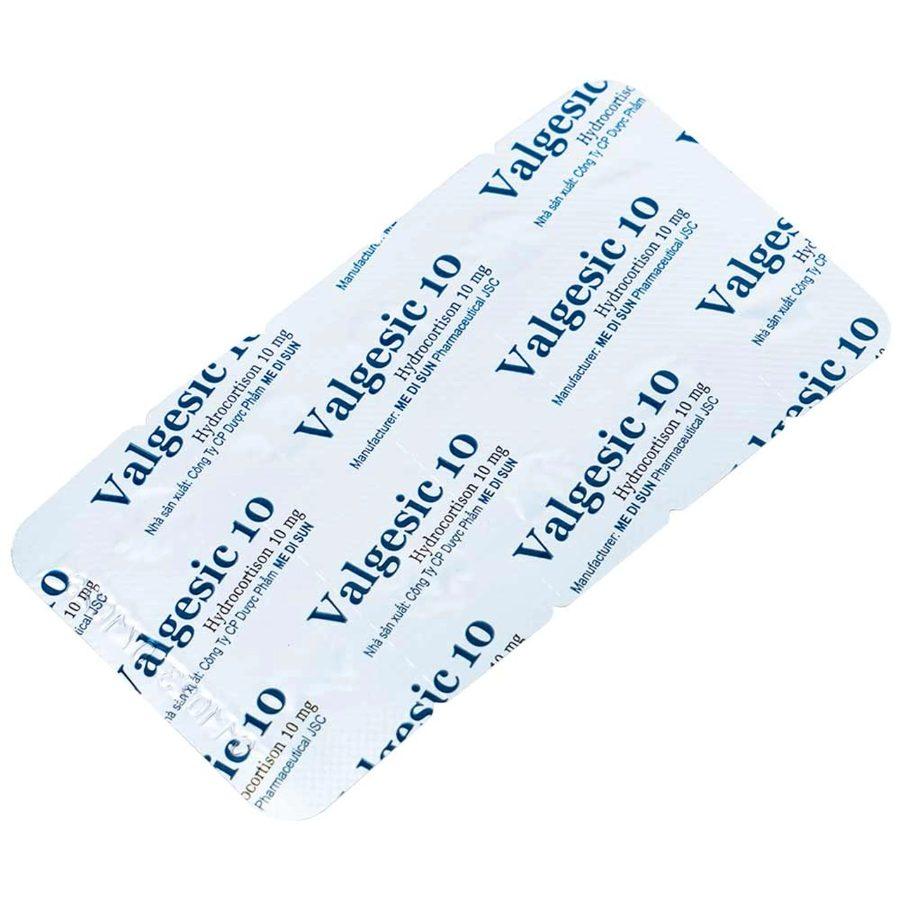 NT Smartpharma (1) Valgesic 10mg Medisun - Điều trị suy thượng thận, chống viêm, chống dị ứng