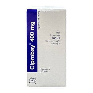 Smart Pharma - Ciprobay 400mg/200ml – Kháng sinh truyền tĩnh mạch điều trị nhiễm khuẩn hiệu quả 2 Ciprobay 400mg/200ml – Kháng sinh truyền tĩnh mạch điều trị nhiễm khuẩn hiệu quả