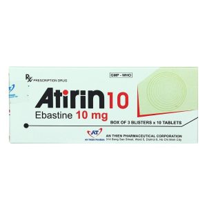 Thuốc Atirin 10 - Giảm dị ứng, ngứa da, viêm mũi dị ứng