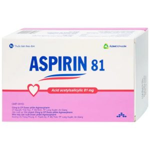 Smart Pharma - Thuốc Aspirin 81 Agimexpharm - Phòng ngừa nhồi máu cơ tim và đột quỵ 2 Smart Pharma - NT Smartpharma 1 8 4