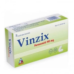 Vinzix 40mg Vinpharco - Điều trị phù, suy tim, bệnh thận và tăng huyết áp