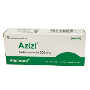 Thuốc Azizi 500mg - Điều trị nhiễm khuẩn đường hô hấp, tai mũi họng, da và mô mềm
