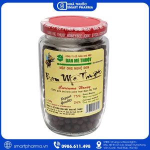 Nghệ mật ong Buôn Ma Thuột viên đen - Cải thiện tiêu hóa và giảm khó chịu đường tiêu hóa