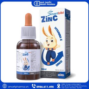 Smartbibi Zinc - Bổ sung kẽm, cải thiện biếng ăn và phát triển cho trẻ