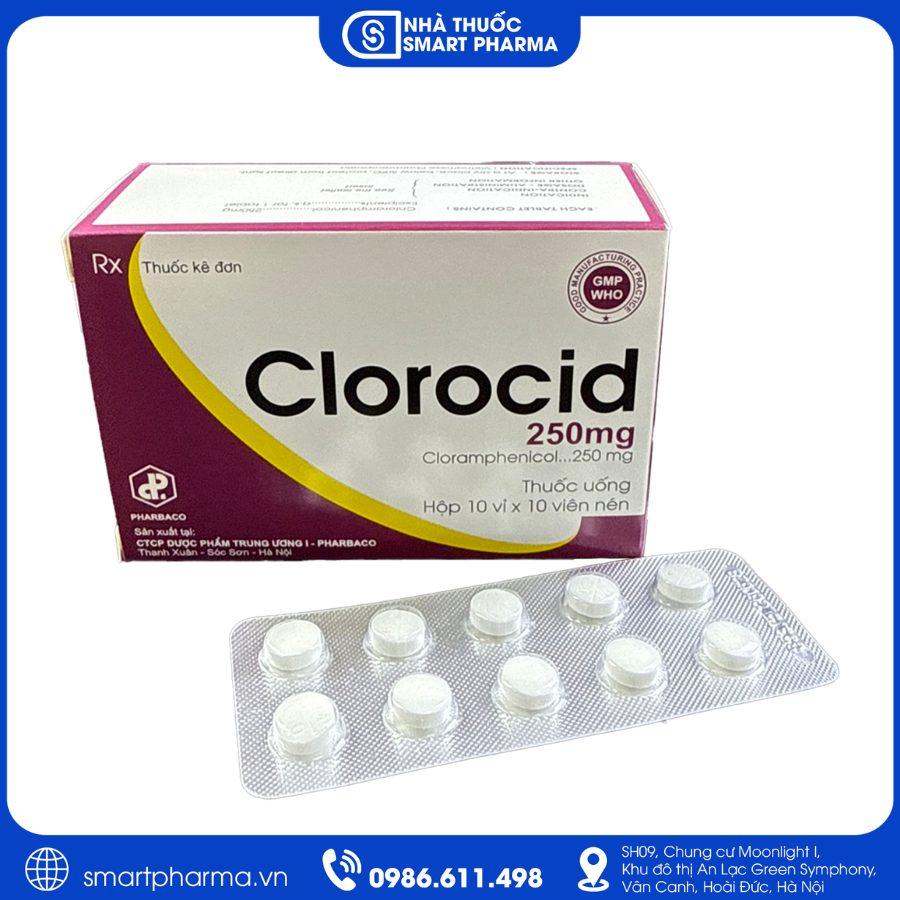 NT Smartpharma Clorocid 250mg – Kháng sinh điều trị nhiễm khuẩn nặng do vi khuẩn nhạy cảm