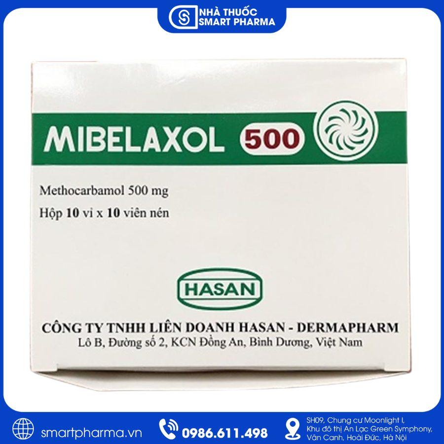 NT Smartpharma Mibelaxol 500 – Giảm đau, giảm co cứng cơ
