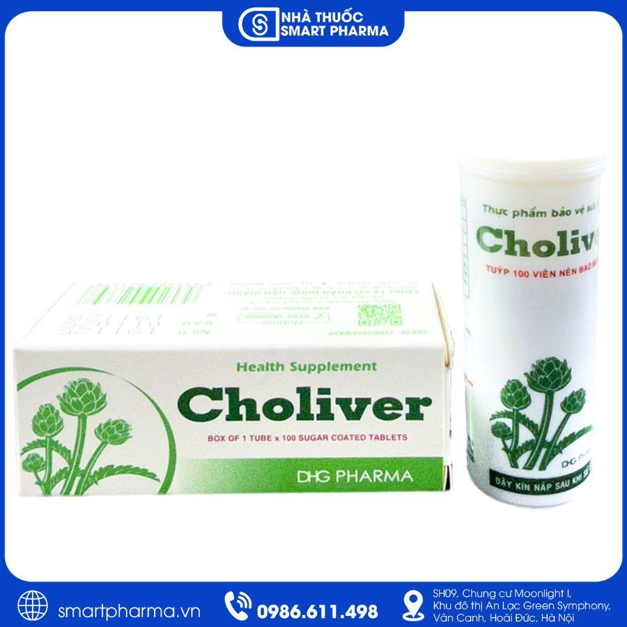 NT Smartpharma Thuốc Choliver DHG - Hỗ trợ gan mật, cải thiện tiêu hóa