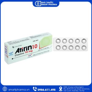 Thuốc Atirin 10 - Giảm dị ứng, ngứa da, viêm mũi dị ứng