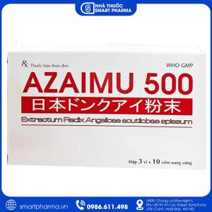 Thuốc Azaimu 500 - Điều trị nhiễm khuẩn do vi khuẩn nhạy cảm