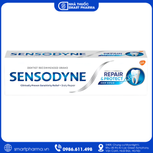 Kem đánh răng Sensodyne Repair & Protect – Giảm ê buốt, bảo vệ răng nhạy cảm