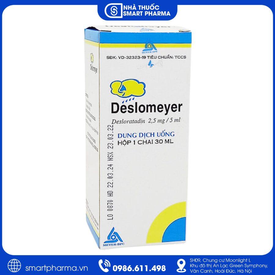 NT Smartpharma Deslomeyer 2,5mg/5ml – Thuốc chống dị ứng, điều trị viêm mũi dị ứng và mề đay