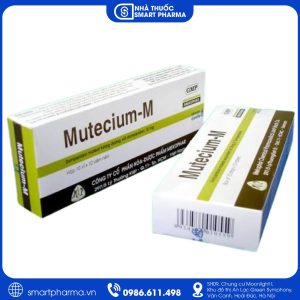 Smart Pharma - Thuốc Mutecium-M 10mg - Điều trị buồn nôn, nôn và rối loạn nhu động dạ dày 1 Thuốc Mutecium-M 10mg - Điều trị buồn nôn, nôn và rối loạn nhu động dạ dày