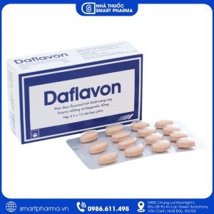 Daflavon 500mg điều trị suy tuần hoàn tĩnh mạch và bệnh trĩ