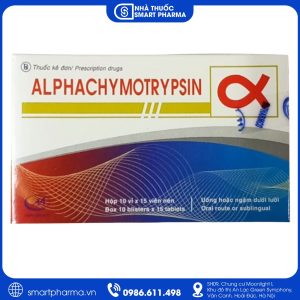 Alphachymotrypsin Minh Hải 4200IU điều trị giảm phù nề, sưng viêm