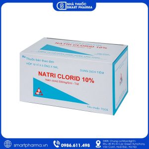 Natri Clorid 10% 500mg/5ml – Bổ sung Natri, điều chỉnh rối loạn điện giải