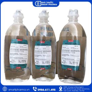 Natri Clorid 0,9% Fresenius Kabi 250ml bổ sung nước và điện giải, hỗ trợ điều trị mất dịch