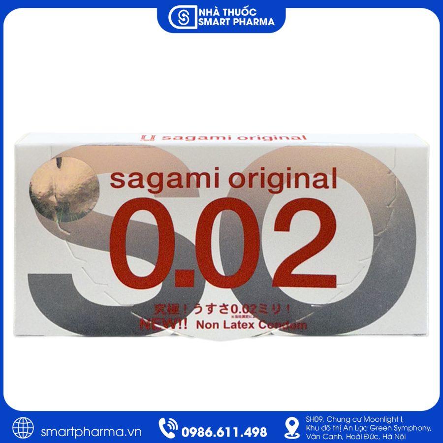 NT Smartpharma Bao cao su Sagami Original 0.02 - Phòng tránh thai và giảm nguy cơ lây truyền các bệnh lây qua đường tình dục