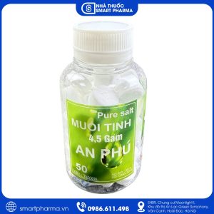 Muối tinh An Phú – Viên muối pha nước muối sinh lý vệ sinh mũi, súc miệng, làm sạch đường hô hấp