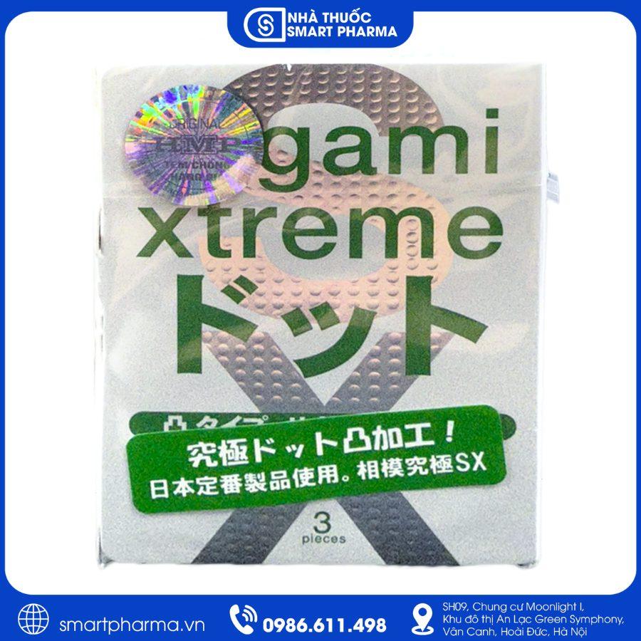 NT Smartpharma Bao cao su Sagami Xtreme White siêu mỏng hỗ trợ tránh thai, quan hệ an toàn