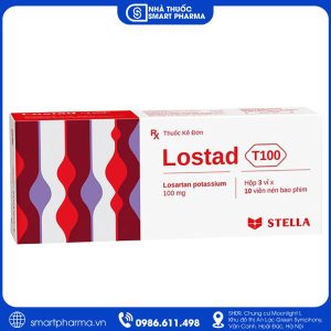 Thuốc Lostad T100 điều trị tăng huyết áp, bảo vệ thận ở bệnh nhân đái tháo đường týp 2
