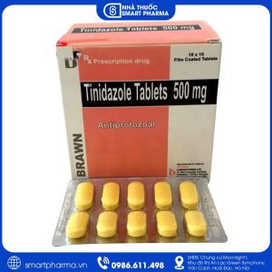 Thuốc Tinidazol 500mg Brawn – Điều trị nhiễm khuẩn do vi khuẩn kỵ khí và ký sinh trùng