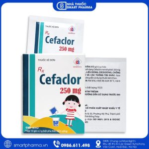 Cefaclor 250mg Domesco điều trị nhiễm khuẩn đường hô hấp, tai mũi họng, da và đường tiết niệu