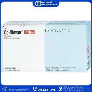 Co-Diovan 160mg/25mg điều trị tăng huyết áp, kiểm soát huyết áp hiệu quả