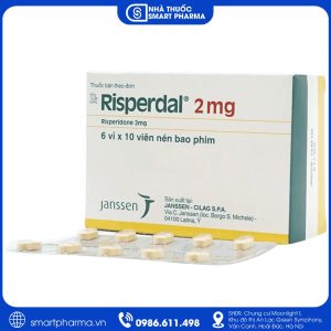 Thuốc Risperdal 2mg điều trị tâm thần phân liệt, rối loạn lưỡng cực và rối loạn hành vi