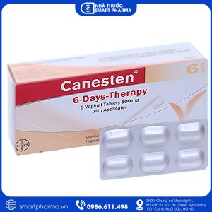Canesten 100mg điều trị viêm âm đạo do nấm Candida, giảm ngứa rát và khí hư bất thường