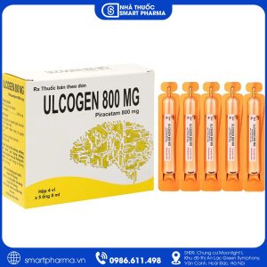 Thuốc Ulcogen 800mg điều trị suy giảm trí nhớ, rối loạn nhận thức và hỗ trợ phục hồi tổn thương não