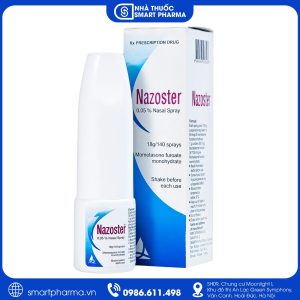 Nazoster 0.05% – Thuốc xịt mũi điều trị viêm mũi dị ứng và giảm nghẹt mũi