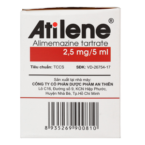 Smart Pharma - Thuốc Atilene 2,5mg/5ml An Thiên điều trị dị ứng và giảm ho do kích ứng (30 ống x 5ml) 3 Smart Pharma - Nha thuoc Smart Pharma 2026 10 21T110648.115
