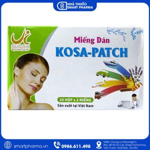 Miếng dán say xe Kosa-Patch hỗ trợ giảm nôn nao, chóng mặt khi di chuyển