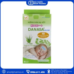 Miếng dán hạ sốt DANASA hỗ trợ làm mát, giảm cảm giác khó chịu khi sốt