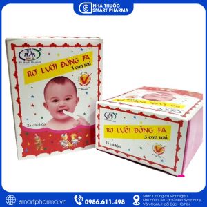 Gạc rơ lưỡi Đông Fa hỗ trợ vệ sinh lưỡi, răng miệng cho bé