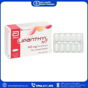 Lipanthyl NT 145mg hỗ trợ điều trị tăng cholesterol máu và rối loạn lipid máu