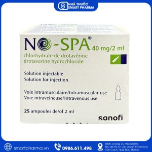 Thuốc tiêm No-Spa 40mg/2ml – chống co thắt cơ trơn đường mật, tiết niệu và tiêu hóa