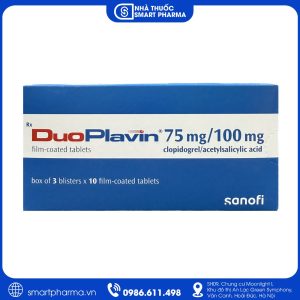 Thuốc DuoPlavin 75mg/100mg giảm nguy cơ đông máu, giảm xơ vữa huyết khối