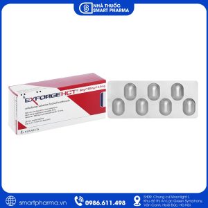 Thuốc Exforge HCT 5mg/160mg/12.5mg điều trị tăng huyết áp vô căn