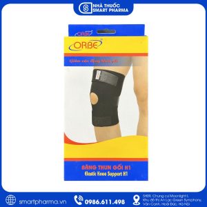 Băng thun gối H1 ORBE cỡ L/XL hỗ trợ vận động và bảo vệ khớp gối