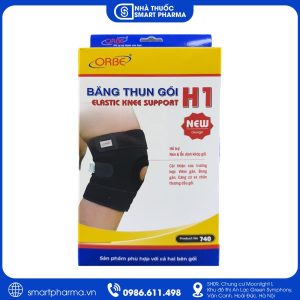 Băng thun gối H1 ORBE cỡ S/M hỗ trợ vận động và bảo vệ khớp gối