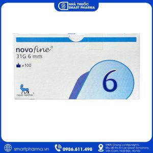 Kim tiêm 0,25 x 6mm Novofine 31G dùng cho bút tiêm tiểu đường