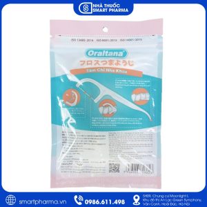 Chỉ nha khoa tăm OralTana hỗ trợ làm sạch kẽ răng và giảm mảng bám hiệu quả