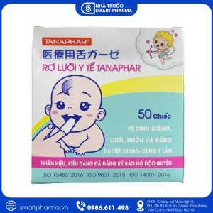 Gạc rơ lưỡi Y tế Trẻ em hỗ trợ vệ sinh khoang miệng, lưỡi và nướu cho bé