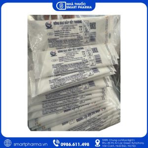 Bông gạc đắp vết thương 6x15cm hỗ trợ cầm máu, che phủ và bảo vệ vết thương