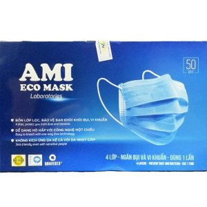 Smart Pharma - Khẩu trang y tế Ami 4 lớp Xanh hỗ trợ lọc bụi và bảo vệ đường hô hấp 1 Smart Pharma - Page Trang 2026 07 17T142042.253