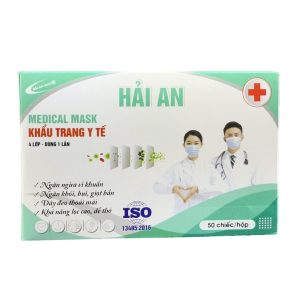 Smart Pharma - Khẩu trang y tế Hải An Mask xanh 4 lớp hỗ trợ ngăn bụi, giọt bắn 1 Smart Pharma - Page Trang 2026 07 22T170447.242